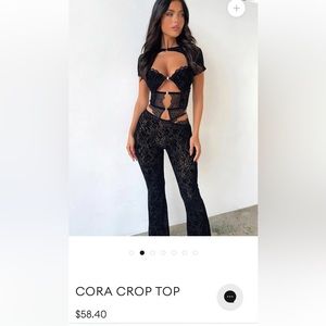 Outcast- CORA CROP TOP. Size Medium NWT